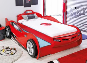 CARBED Кровать-машина Coupe с выдвижной кроватью Red 20.03.1306.00 в Муромцево - muromcevo.katalogmebeli.com | фото