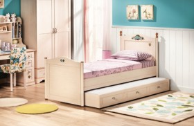 Кровать детская Балли 2-х уровневая (венге/белфорт) в Муромцево - muromcevo.katalogmebeli.com | фото 2
