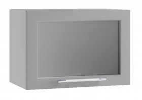 Гарда ПГС 500 шкаф верхний горизонтальный со стеклом Джинс в Муромцево - muromcevo.katalogmebeli.com | фото