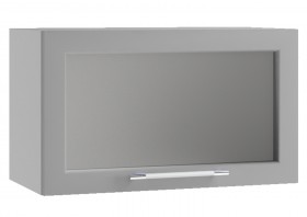 Гарда ПГС 600 шкаф верхний горизонтальный со стеклом Джинс в Муромцево - muromcevo.katalogmebeli.com | фото