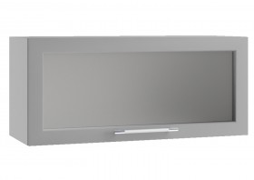 Гарда ПГС 800 шкаф верхний горизонтальный со стеклом Джинс в Муромцево - muromcevo.katalogmebeli.com | фото