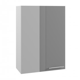 Гарда ВПУ 650 шкаф верхний угловой высокий (Белый/корпус Серый) в Муромцево - muromcevo.katalogmebeli.com | фото
