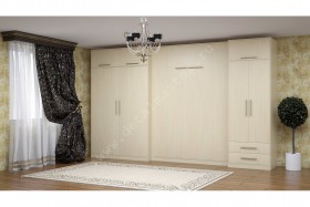 Комплект мебели со шкаф-кроватью трансформер Ратмир в Муромцево - muromcevo.katalogmebeli.com | фото 2