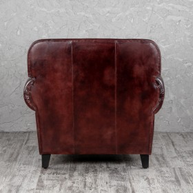 Кресло кожаное Элегант (Бордовый) в Муромцево - muromcevo.katalogmebeli.com | фото 5