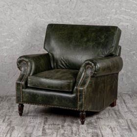 Кресло кожаное Лофт Аристократ (ширина 1070 мм) в Муромцево - muromcevo.katalogmebeli.com | фото