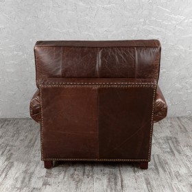 Кресло кожаное Лофт Аристократ (ширина 1100 мм) в Муромцево - muromcevo.katalogmebeli.com | фото 7