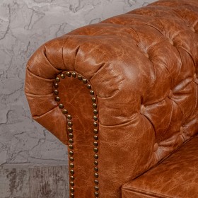 Кресло кожаное Лофт Честер (кожа буйвола) в Муромцево - muromcevo.katalogmebeli.com | фото 5