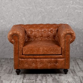 Кресло кожаное Лофт Честер (кожа буйвола) в Муромцево - muromcevo.katalogmebeli.com | фото 7