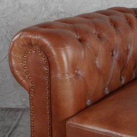 Кресло кожаное Лофт Честер (кожа) в Муромцево - muromcevo.katalogmebeli.com | фото 3