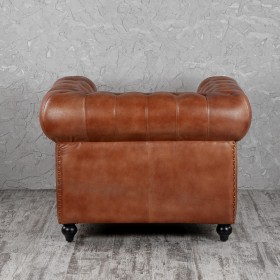 Кресло кожаное Лофт Честер (кожа) в Муромцево - muromcevo.katalogmebeli.com | фото 7