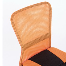 Кресло компактное BRABIX Smart MG-313 (черный, оранжевый) в Муромцево - muromcevo.katalogmebeli.com | фото 4