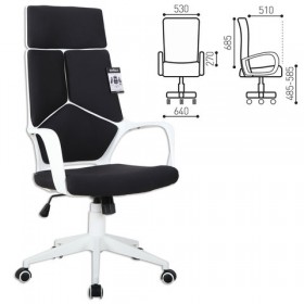 Кресло офисное BRABIX Prime EX-515 (черная ткань) в Муромцево - muromcevo.katalogmebeli.com | фото