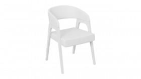Кресло «Техас 1» (Белый матовый/Экокожа Белый №66) в Муромцево - muromcevo.katalogmebeli.com | фото