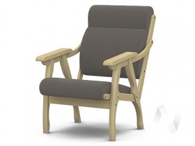 Кресло Вега-10 (бесцветный лак/ULTRA STONE) в Муромцево - muromcevo.katalogmebeli.com | фото