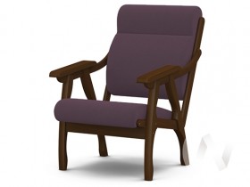 Кресло Вега-10 (орех лак/ULTRA PLUM) в Муромцево - muromcevo.katalogmebeli.com | фото