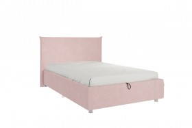 Кровать 1,2 Квест (Нежно-розовый велюр/под-мех) в Муромцево - muromcevo.katalogmebeli.com | фото