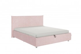 Кровать 1,6 Квест (Нежно-розовый велюр/под-мех) в Муромцево - muromcevo.katalogmebeli.com | фото
