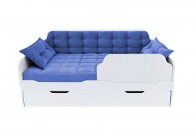 Кровать 170 серии Спорт Лайт 1 ящик 85 Синий (подушки) в Муромцево - muromcevo.katalogmebeli.com | фото