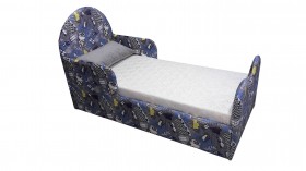Кровать детская Соня (Печать Филин (синий), 1 категория) в Муромцево - muromcevo.katalogmebeli.com | фото
