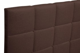 Кровать "Диана" ш. 1400 (Н=1010мм) (жаккард шоколад) в Муромцево - muromcevo.katalogmebeli.com | фото 5