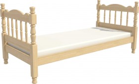 Кровать одинарная Аленка из массива сосны 800*1890 Сосна в Муромцево - muromcevo.katalogmebeli.com | фото 3