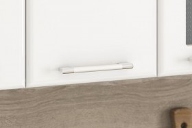 Кухонный гарнитур "Яна 1.6" белый/белый Кофе/зебрано в Муромцево - muromcevo.katalogmebeli.com | фото 4