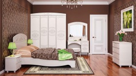 Модульная спальня Каролина в Муромцево - muromcevo.katalogmebeli.com | фото