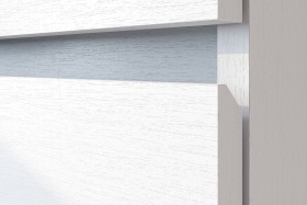 Модульная система "Токио" Тумба прикроватная Белый текстурный / Белый текстурный в Муромцево - muromcevo.katalogmebeli.com | фото 4
