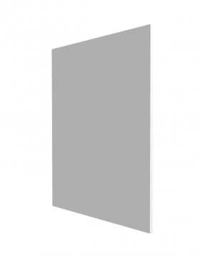Панель торцевая С Ройс (для шкафов нижних) Белый софт в Муромцево - muromcevo.katalogmebeli.com | фото