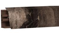 Плинтус LB-38, L=3000мм, мрамор бергамо темный в Муромцево - muromcevo.katalogmebeli.com | фото