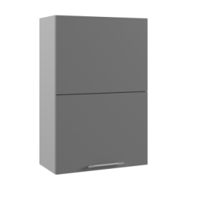 Ройс ВПГПМ 600 Шкаф верхний высокий Blum Aventos HF (Графит софт/корпус Серый) в Муромцево - muromcevo.katalogmebeli.com | фото
