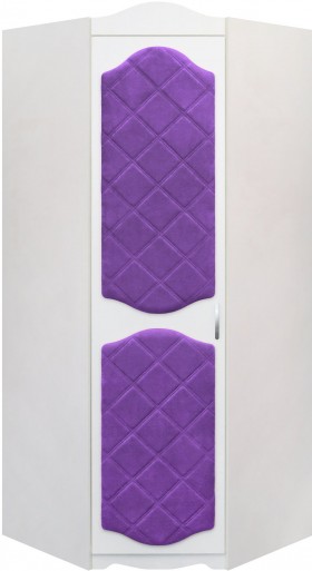 Шкаф угловой Иллюзия 32 Фиолетовый в Муромцево - muromcevo.katalogmebeli.com | фото