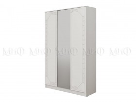 Шкаф 3-х створчатый Афина-1 (Белый/Белый глянец) в Муромцево - muromcevo.katalogmebeli.com | фото