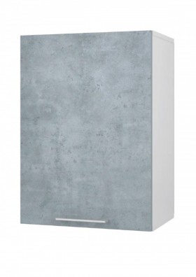 Шкаф 45 с фасадом Лофт (Камень Оленна/Белый) в Муромцево - muromcevo.katalogmebeli.com | фото