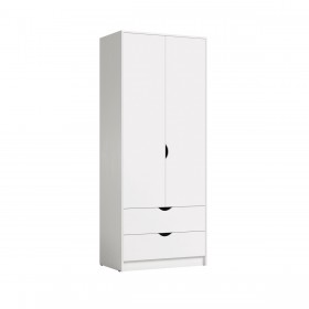 Шкаф для одежды 13.327 Уна (Белый) в Муромцево - muromcevo.katalogmebeli.com | фото