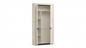Шкаф для одежды 33.18 Лючия бетон в Муромцево - muromcevo.katalogmebeli.com | фото 3