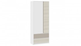Шкаф для одежды комбинированный «Сканди» Дуб Гарден/Белый/Глиняный серый в Муромцево - muromcevo.katalogmebeli.com | фото