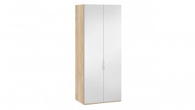 Шкаф для одежды с 2 зеркальными дверями «Эмбер» Яблоня Беллуно в Муромцево - muromcevo.katalogmebeli.com | фото