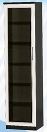 Шкаф средний со стеклодверью ДЛЯ ГОСТИНОЙ ШСС-450 Венге/Дуб выбеленный в Муромцево - muromcevo.katalogmebeli.com | фото