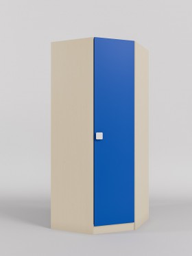 Шкаф угловой (угловая секция) Скай (Синий/корпус Клен) в Муромцево - muromcevo.katalogmebeli.com | фото