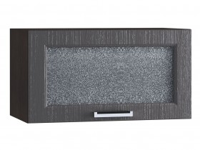 Шкаф верхний горизонтальный со стеклом 600, ШВГС 600 (Клен серый/корпус венге) в Муромцево - muromcevo.katalogmebeli.com | фото
