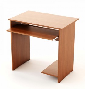 Компьютерный стол Малый упрощённый (Беленый дуб) в Муромцево - muromcevo.katalogmebeli.com | фото 2