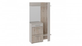 Шкаф для одежды «Нуар» тип 1 Фон серый/Дуб сонома в Муромцево - muromcevo.katalogmebeli.com | фото 2