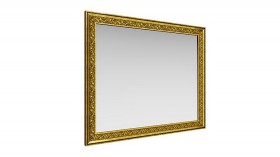 Зеркало навесное "Айрум"/(дуб кальяри / профиль: золото с орнаментом) в Муромцево - muromcevo.katalogmebeli.com | фото